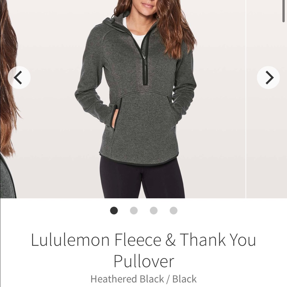 fleece and thank you 1/2 zip